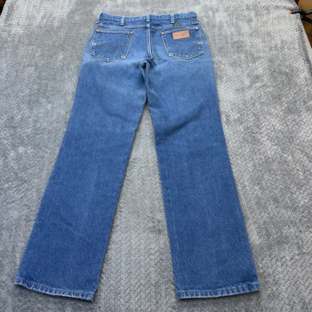 Wrangler Jeans Mens 30x30 Slim Fit Cowboy Cut Blue Denim 936PWD Made in USA VTG